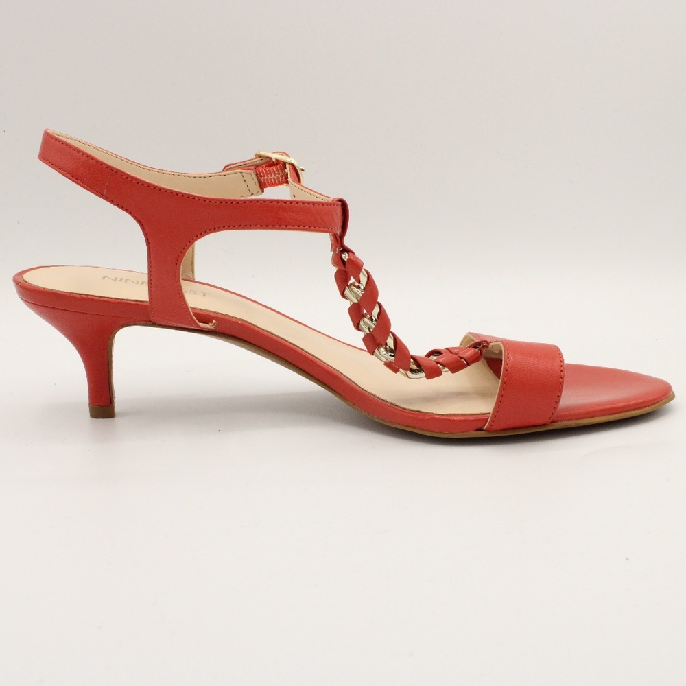 Nine West Red Strappy Sandals